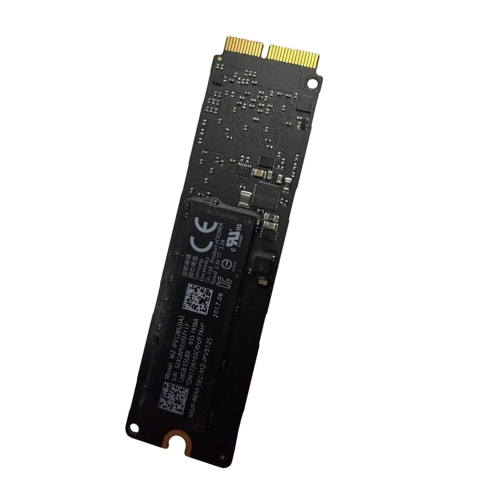 Samsung 128GB SSUBX SSD MacBook Air Pro MZ-JPV128S/0A2 PCIe Solid State Drive